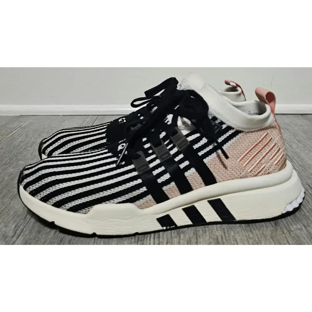 Adidas EQT Support Mid ADV Primeknit Trace Pink AQ1048 Men's Size 10 Used